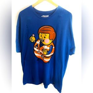 Barely used Mens XXL Lego Man Johnny Cupcakes shirt